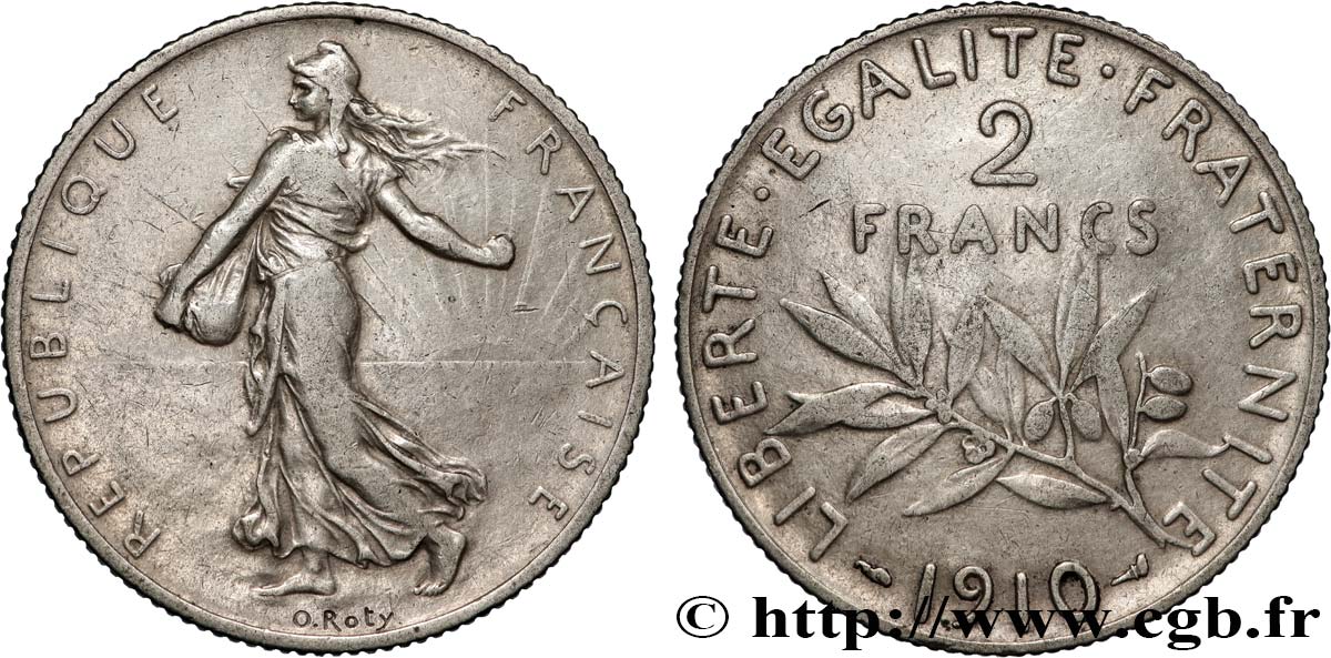 2 francs Semeuse 1910  F.266/12 BC 