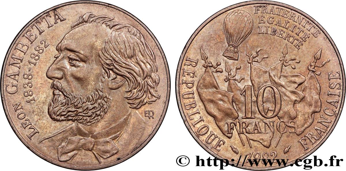 10 francs Gambetta 1982  F.366/2 VZ 