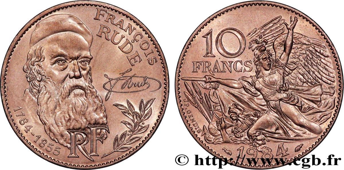 10 francs François Rude 1984  F.369/2 MS 