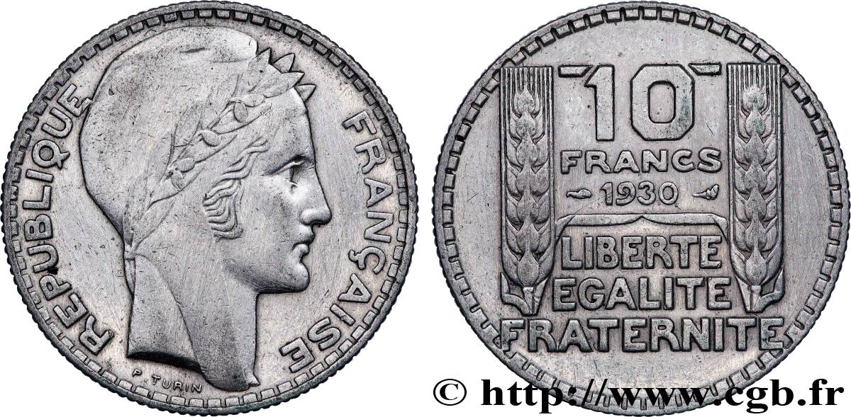 10 francs Turin 1930  F.360/3 MBC 