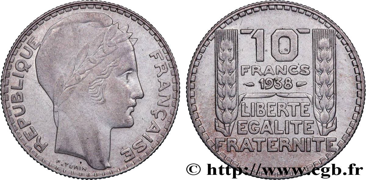 10 francs Turin 1938  F.360/9 AU 