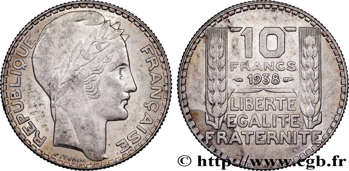10 francs Turin 1938  F.360/9 MBC 