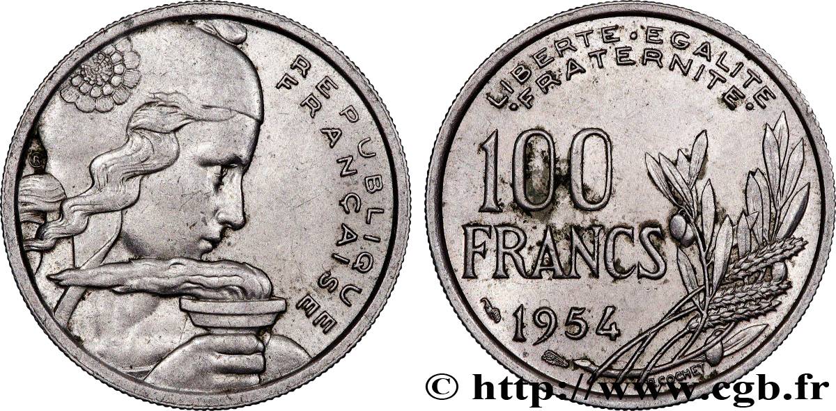 100 francs Cochet 1954  F.450/2 AU 