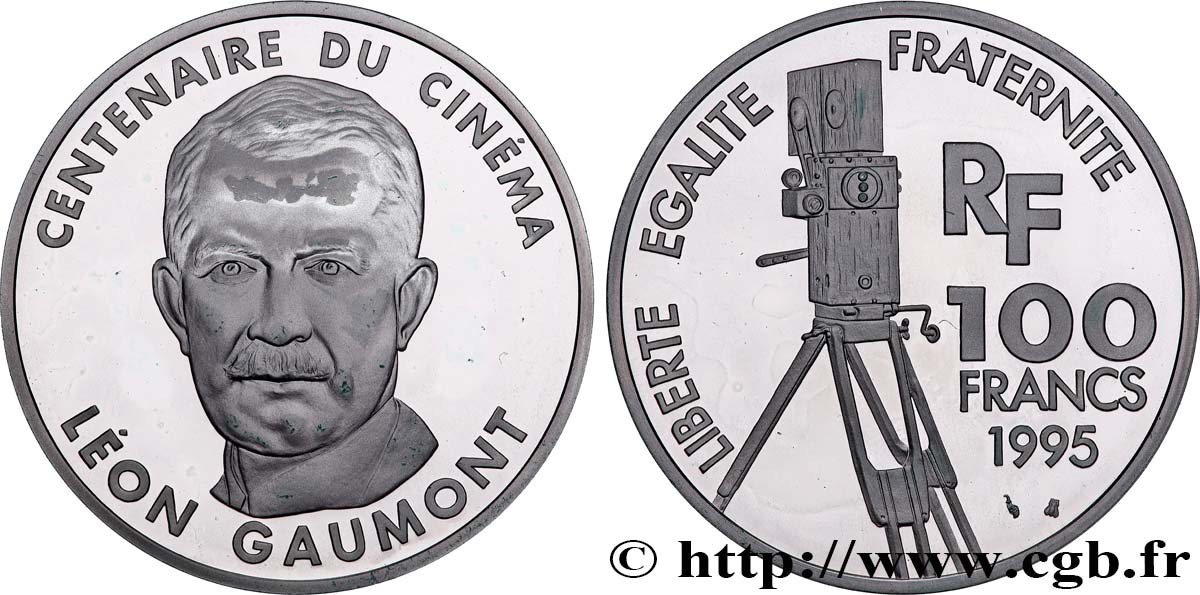Belle Epreuve 100 francs - Léon Gaumont 1995  F.1646 2 SPL 