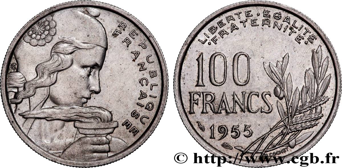 100 francs Cochet 1955  F.450/5 MBC+ 