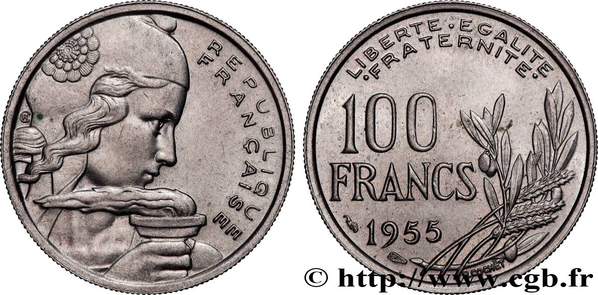 100 francs Cochet 1955  F.450/5 MBC+ 