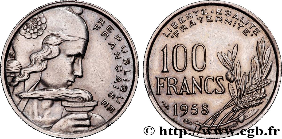 100 francs Cochet 1958  F.450/12 AU 