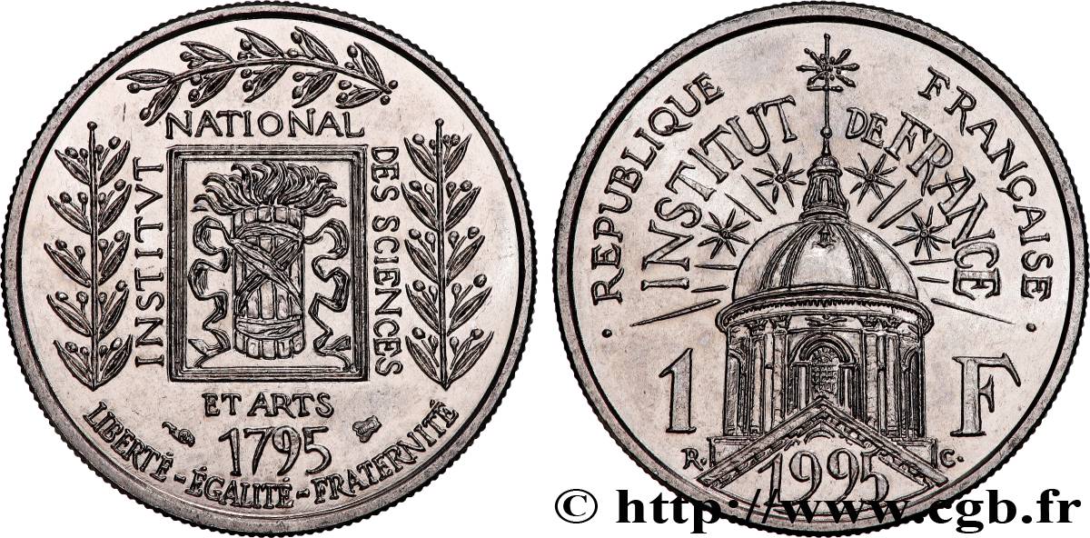 1 franc Institut de France 1995  F.230/2 AU 