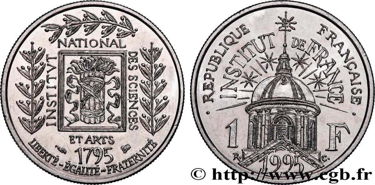 1 franc Institut de France 1995  F.230/2 VZ 