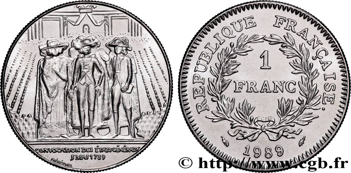 1 franc États Généraux 1989  F.228/2 MS 