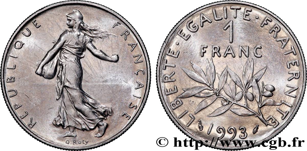 1 franc Semeuse, nickel 1993 Pessac F.226/40 MS 