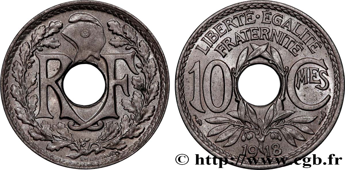 10 centimes Lindauer 1918  F.138/2 SPL63 