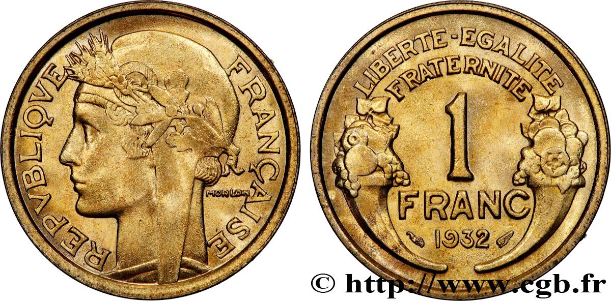 1 franc Morlon 1932 Paris F.219/3 SPL64 