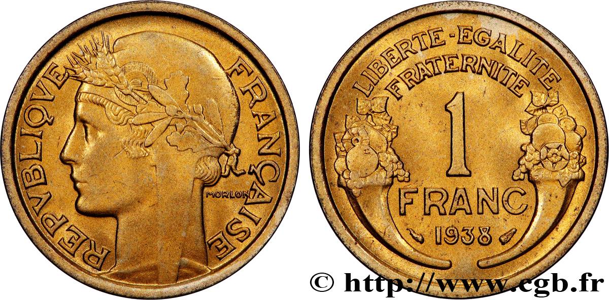 1 franc Morlon 1938 Paris F.219/9 ST65 