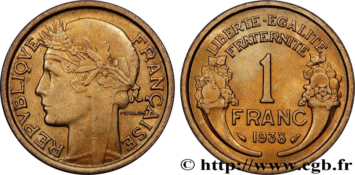 1 franc Morlon 1938 Paris F.219/9 SPL63 