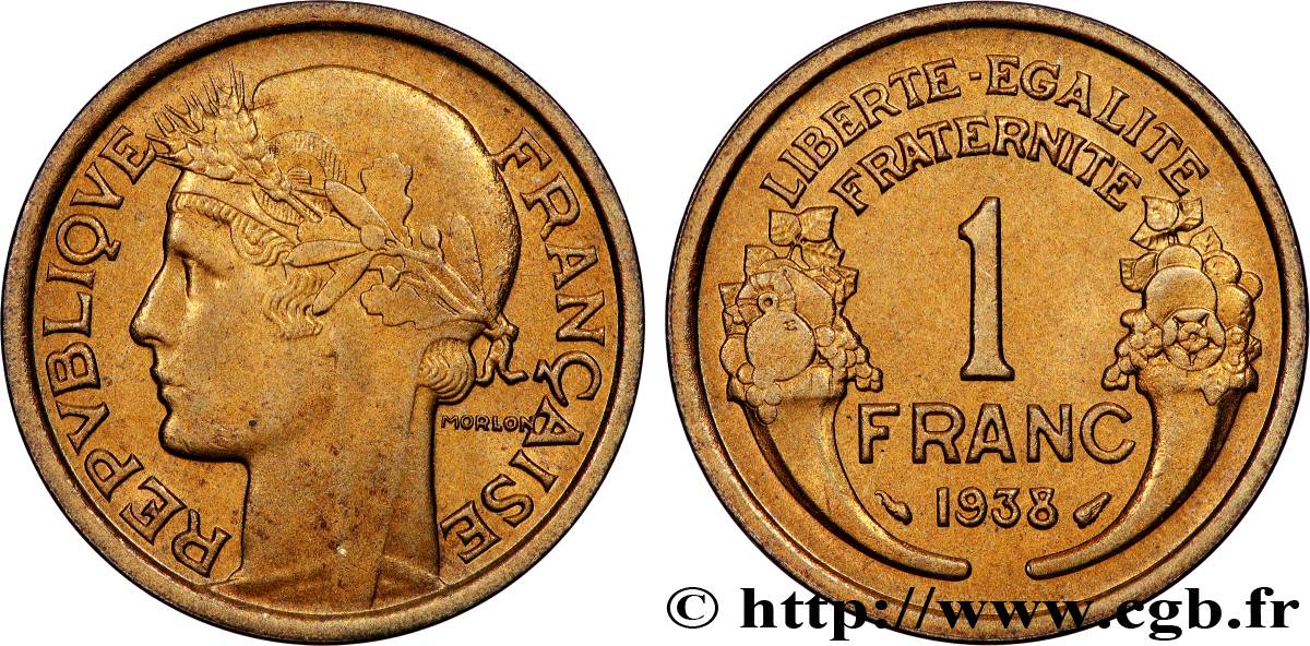 1 franc Morlon 1938 Paris F.219/9 SC63 