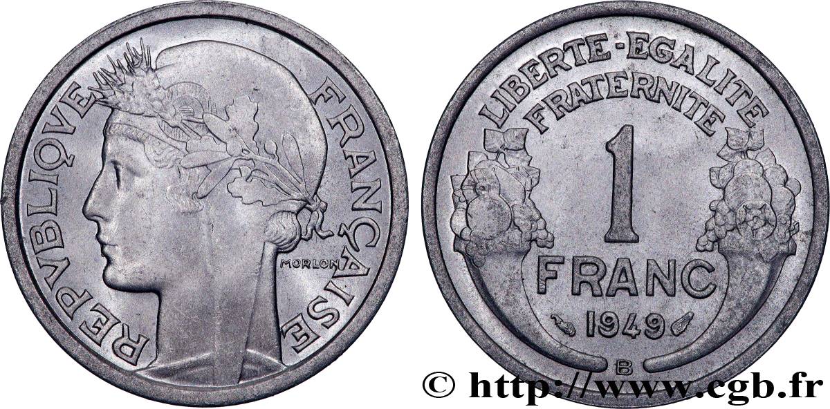 1 franc Morlon, légère 1949 Beaumont-Le-Roger F.221/16 SPL63 