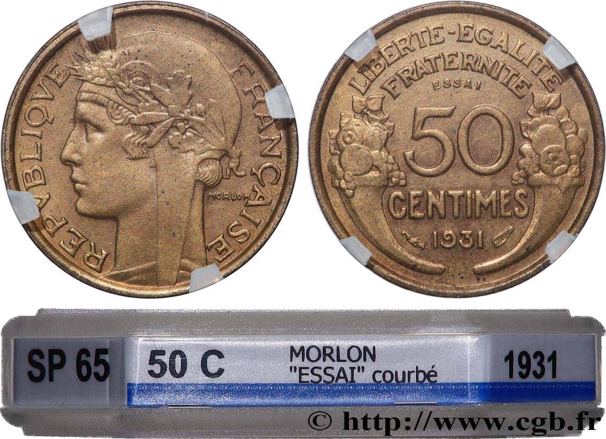 Essai de 50 centimes Morlon 1931  F.192/1 ST65 GENI