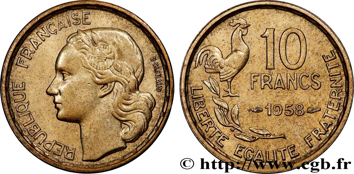 10 francs Guiraud 1958  F.363/14 fST63 