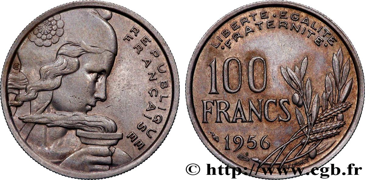 100 francs Cochet 1956  F.450/8 q.SPL 