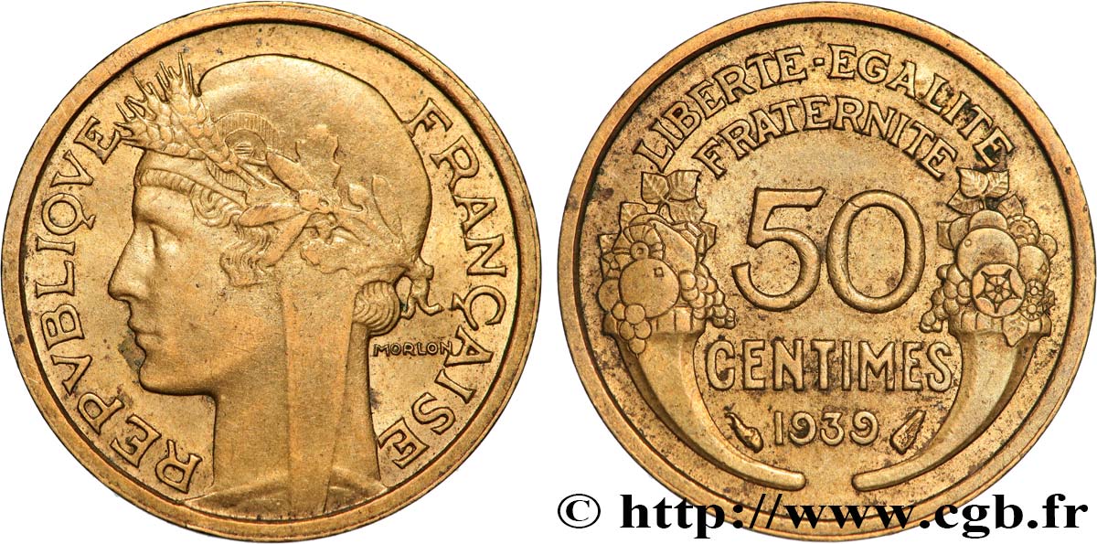 50 centimes Morlon 1939  F.192/15 AU 
