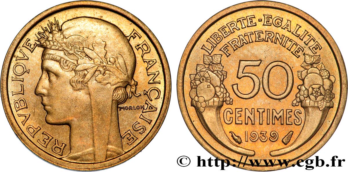 50 centimes Morlon 1939  F.192/15 MS 