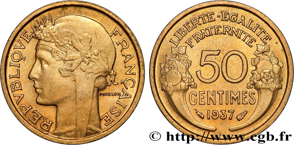 50 centimes Morlon 1937  F.192/13 MS 