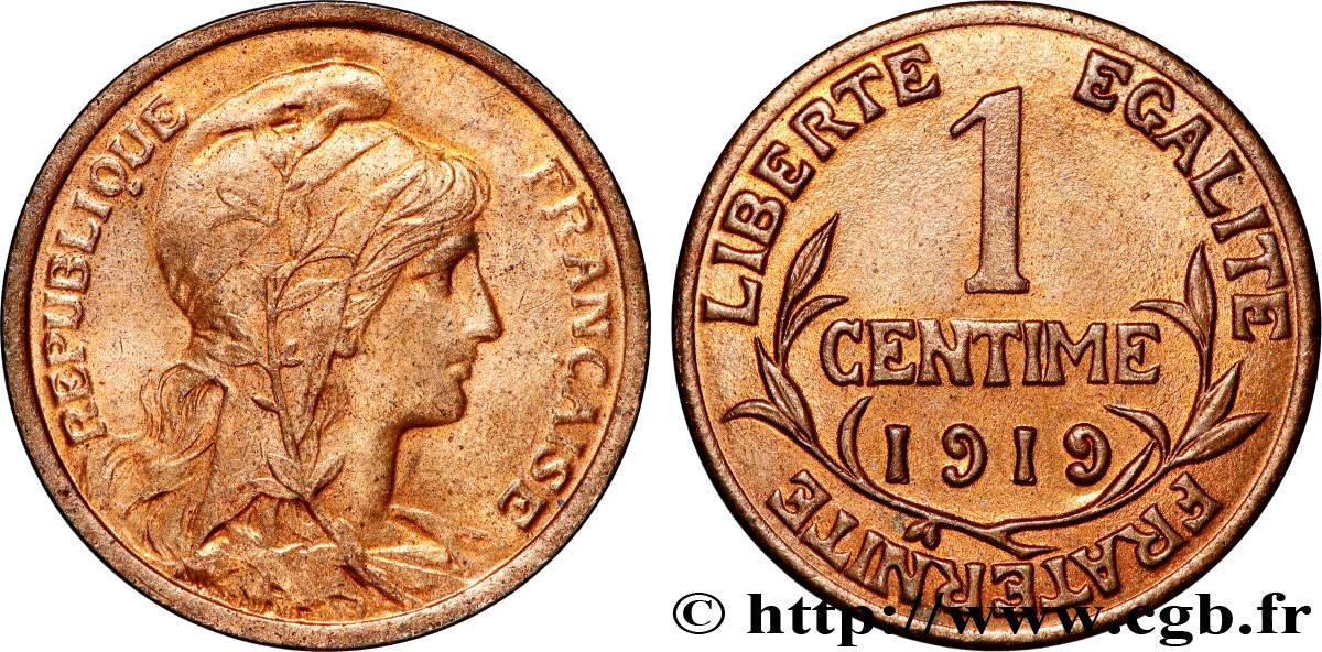 1 centime Daniel-Dupuis 1919 Paris F.105/18 EBC62 