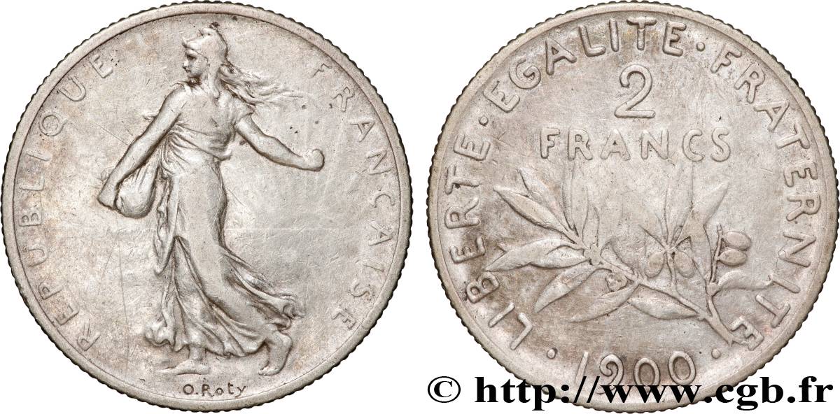 2 francs Semeuse 1900  F.266/4 TB+ 