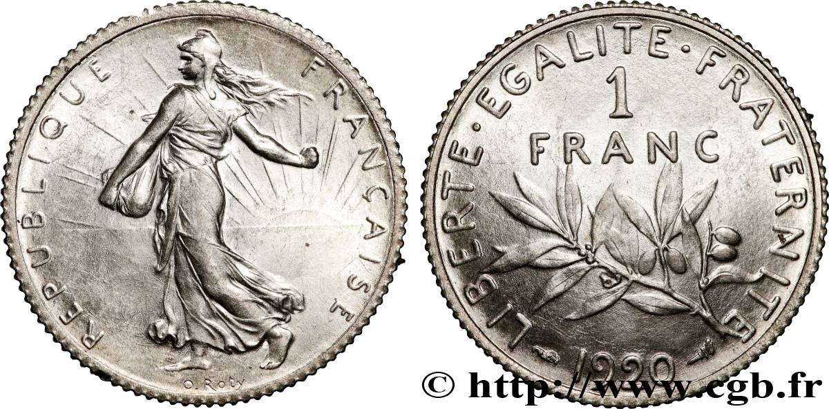 1 franc Semeuse 1920 Paris F.217/26 SPL+ 