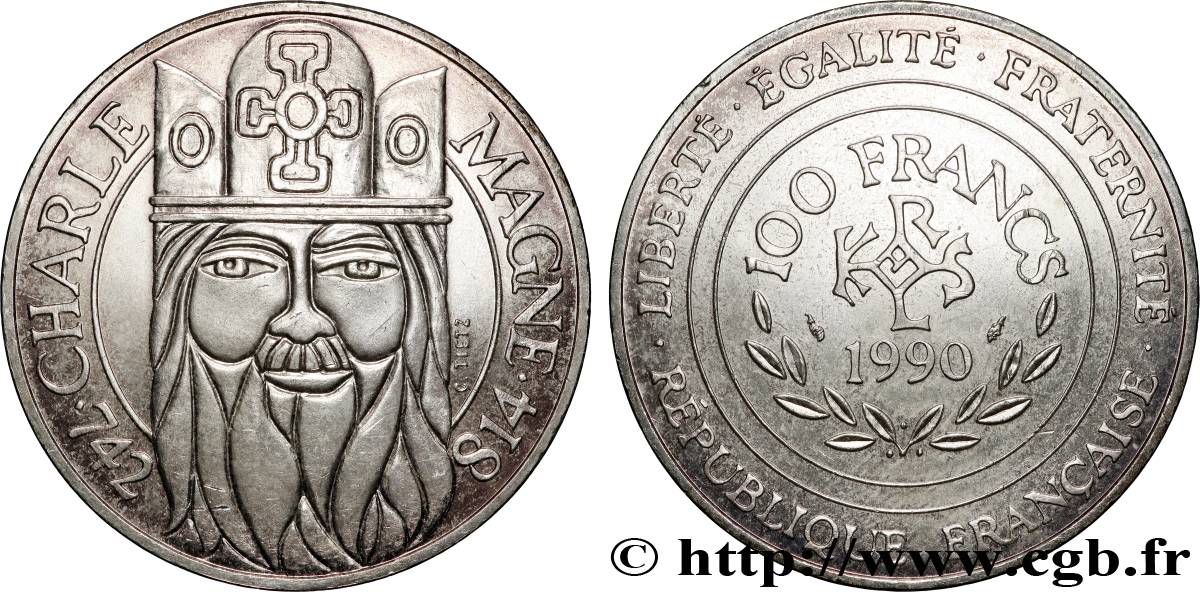 100 francs Charlemagne 1990  F.458/2 MS 