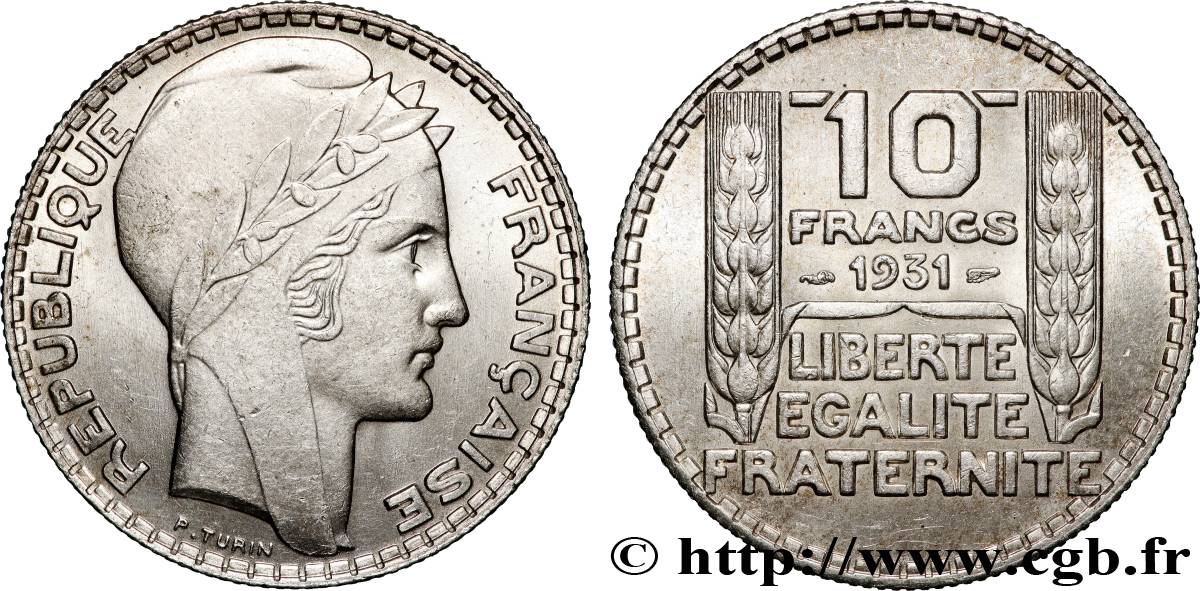 10 francs Turin 1931  F.360/4 EBC58 