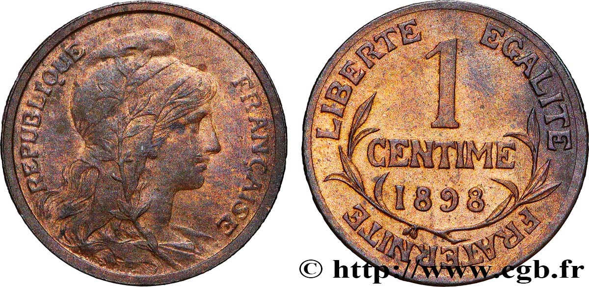 1 centime Daniel-Dupuis 1898 Paris F.105/1 AU 