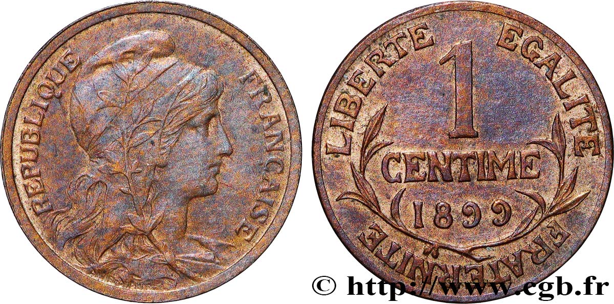 1 centime Daniel-Dupuis 1899 Paris F.105/3 AU 