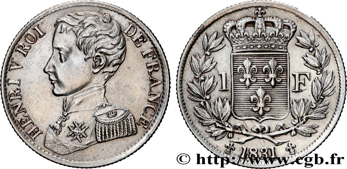 1 franc 1831  VG.2705  SPL 