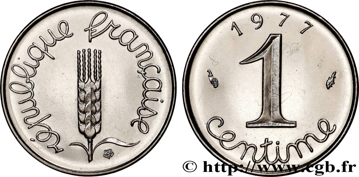 1 centime Épi 1977 Pessac F.106/31 FDC 