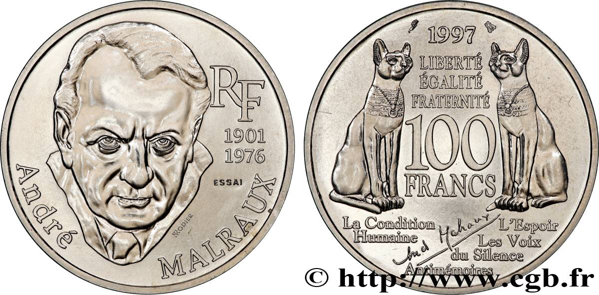 Essai de 100 francs Malraux 1997 Paris F.465/1 MS 