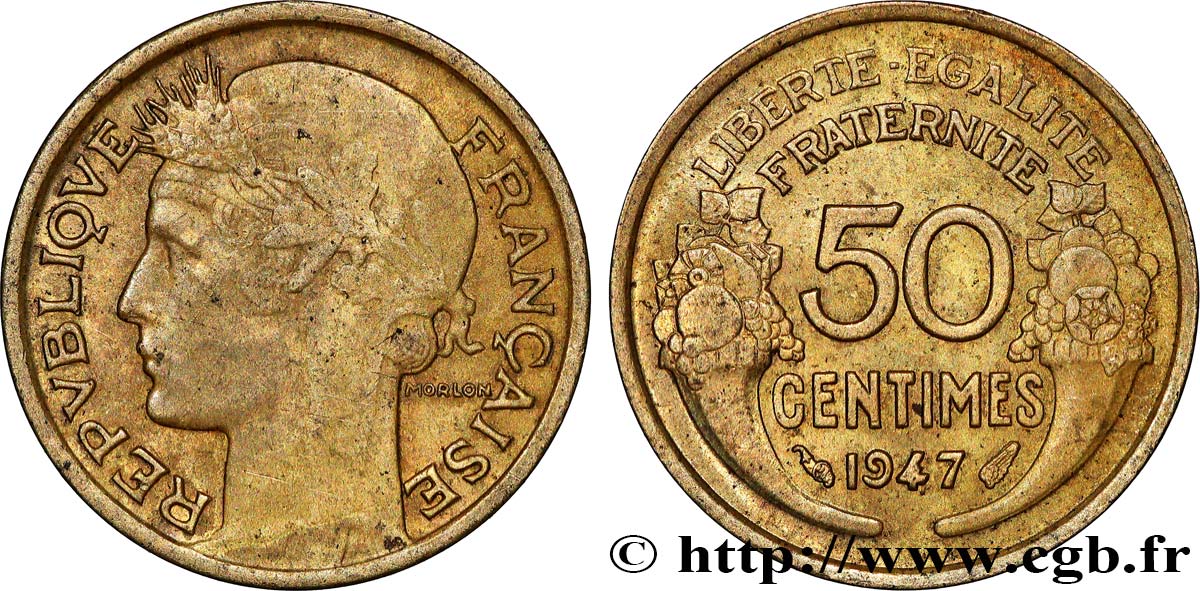 50 centimes Morlon 1947  F.192/19 TTB 