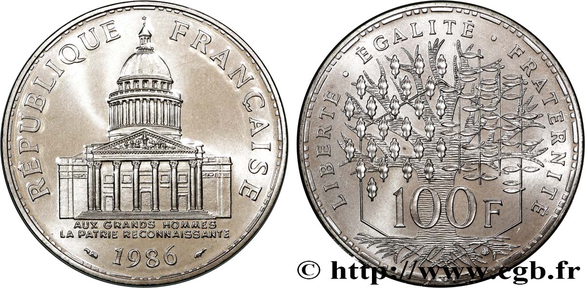 100 francs Panthéon 1986  F.451/6 ST 