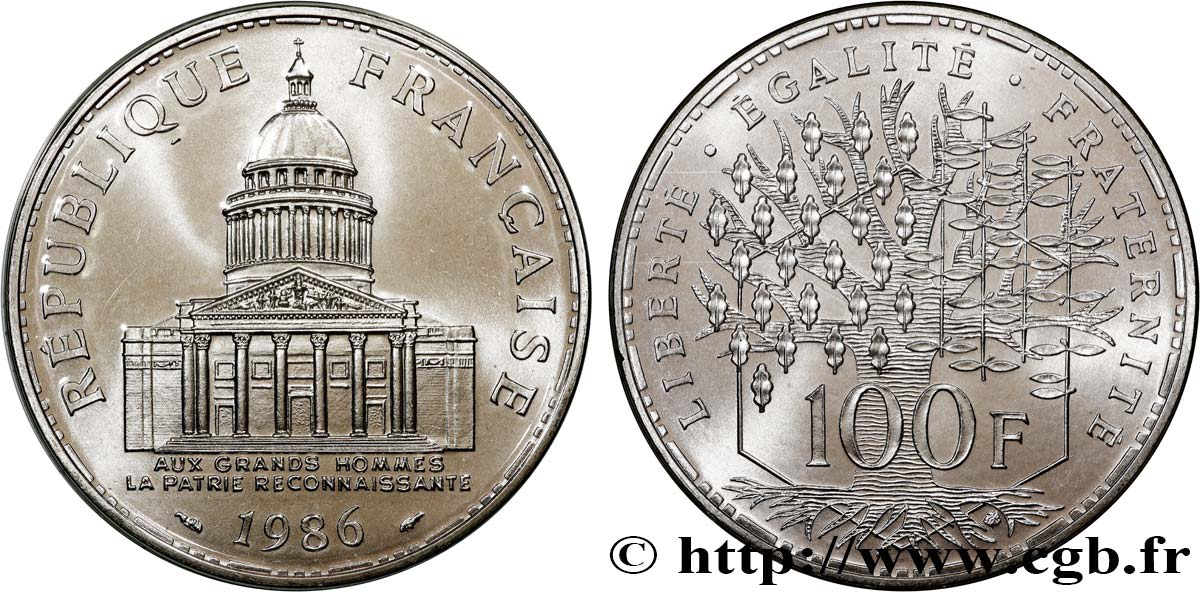 100 francs Panthéon 1986  F.451/6 MS 