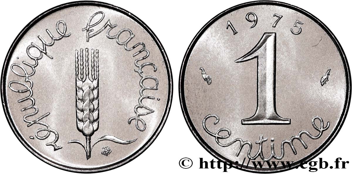 1 centime Épi 1975 Pessac F.106/27 ST 