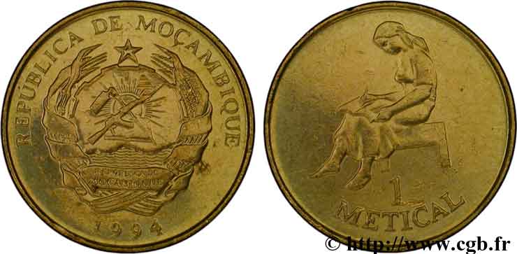 MOZAMBICO 1 Metical  1994  MS 