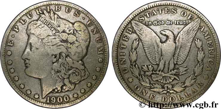UNITED STATES OF AMERICA 1 Dollar type Morgan 1900 Nouvelle-Orléans - O VF 