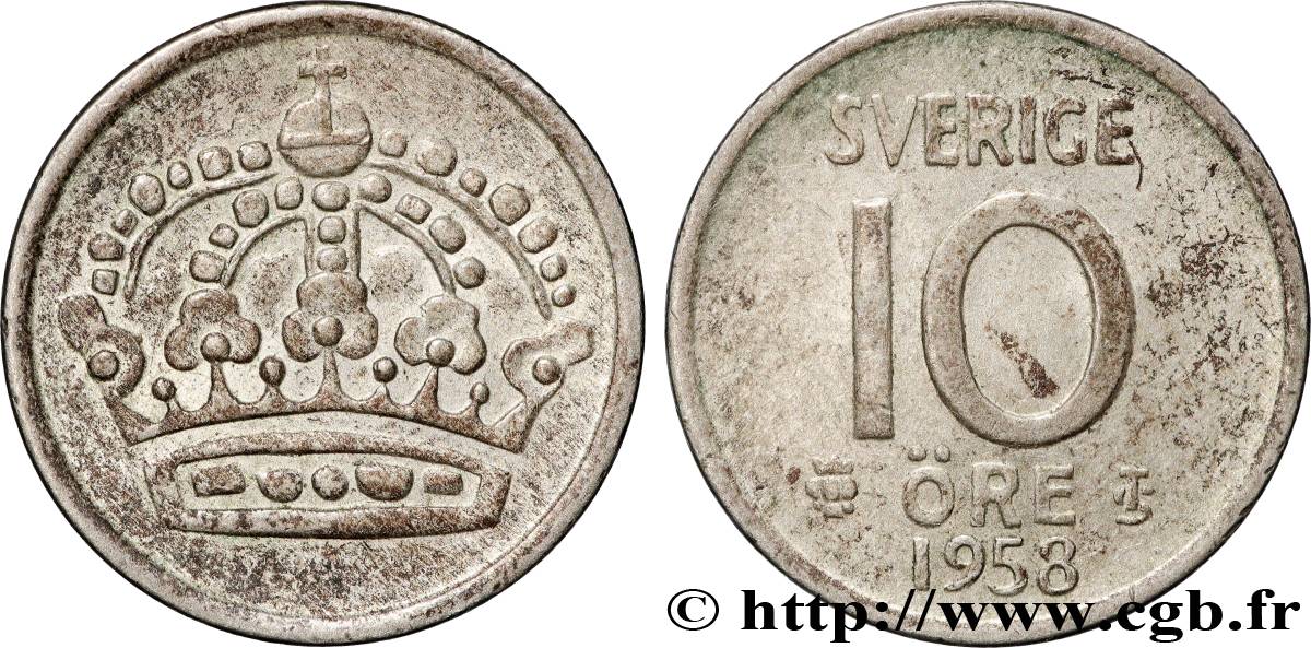 SVEZIA 10 Ore 1958 Stockholm q.SPL 