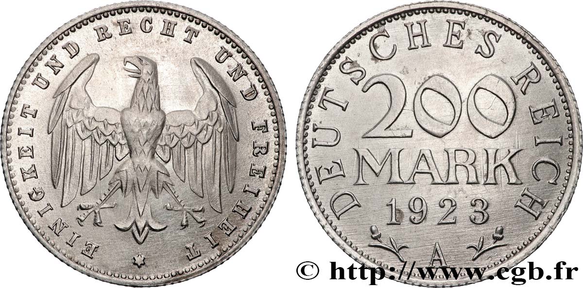 ALEMANIA 200 Mark aigle 1923 Berlin EBC 