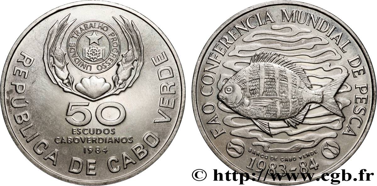 CABO VERDE 50 Escudos FAO - Conférence mondiale de la pêche 1994  SC 