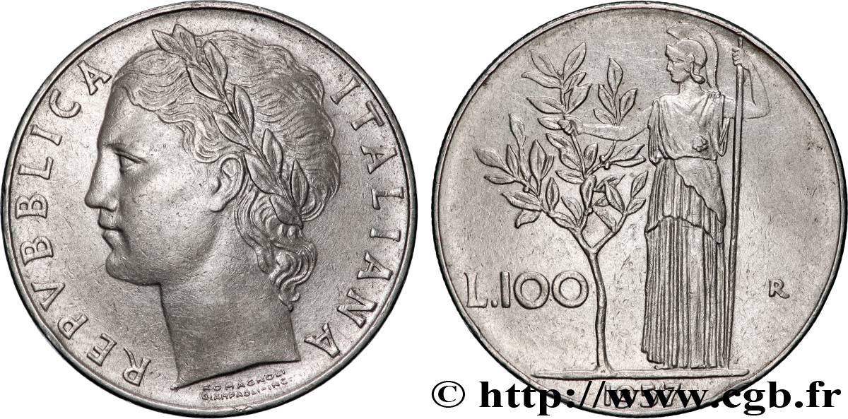 ITALIE 100 Lire 1957 Rome TTB+ 