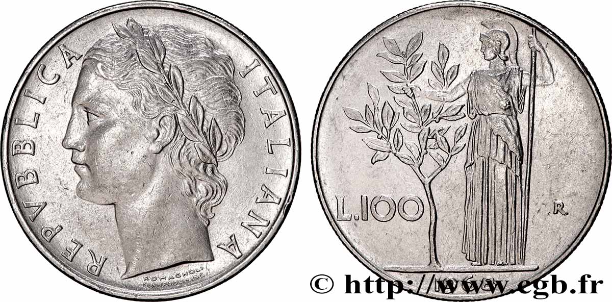 ITALIE 100 Lire 1968 Rome TTB+ 