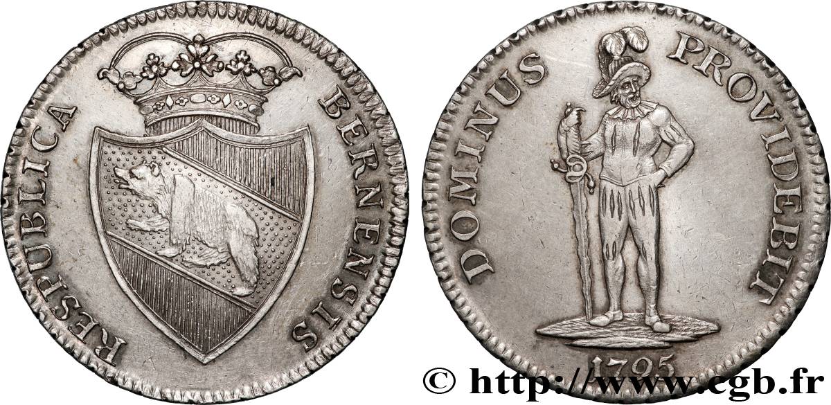 SUISSE - REPUBLICA DE BERNA Thaler 1795  EBC 