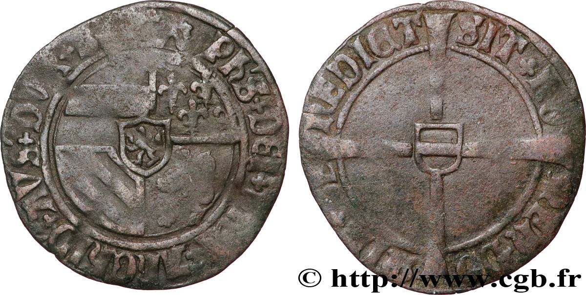 PAYS-BAS BOURGUIGNONS - DUCHÉ DE BRABANT - PHILIPPE LE BEAU 4 Mites n.d. Anvers MBC 